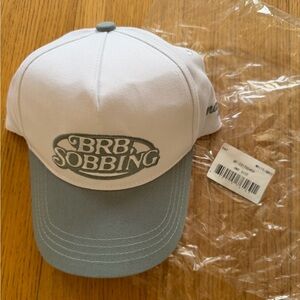 Mayfair Group "BRB Sobbing" trucker hat NWT